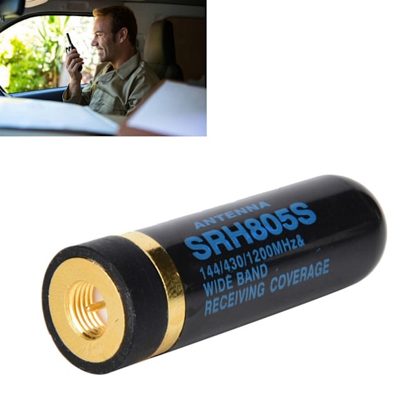 SMA hankontakt Walkie talkie SRh 805S Antenn för tvåvägsradio 5 cm
