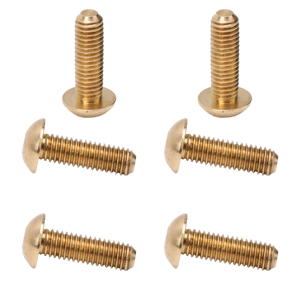 50 kpl pyöreä kuusiokanta ruuvi kuparikiinnitin laitteisto työkalut teollisuustarvikkeet M5M5x16mm