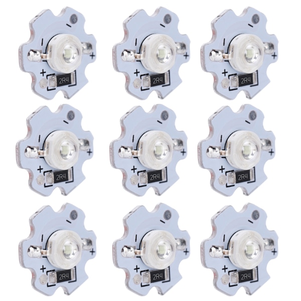 25 st 5V LED-chips 200LM 3W LED-lampor med hög effekt för DIY-belysningsarmaturer Blått ljus 455‑460NM