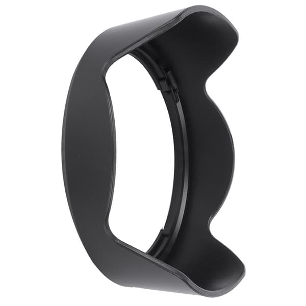 EW‑73C Sort Kamera Mount Objektivhætte i Plastik til EF‑S 10‑18mm f/4.5‑5.6 Kameraobjektiv