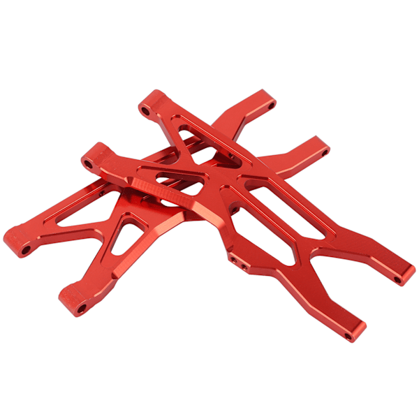 1 par aluminiumlegering bakre nedre svingarm tillbehör passar för ARRMA 1/10 RC bilröd