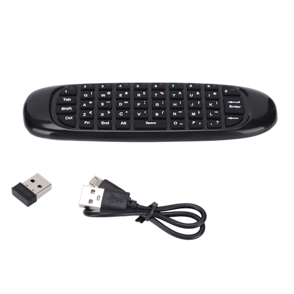 Mini Keyboard Mus 2.4G trådløs teknologi Automatisk dvaletilstand Mini bærbart trådløst tastatur