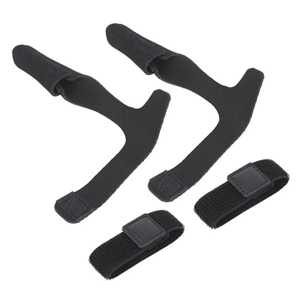 2 set Bärbart fiskespöbälte Hög flexibilitet Stångskydd Cap Rem Fästbandage Set Tillbehör