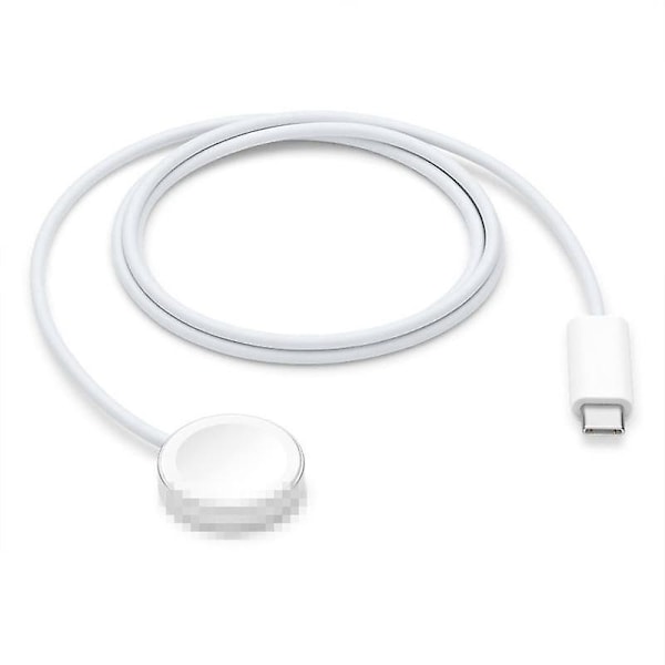 6ft USB Magnetisk Ladingkabel - Hvit | Alt-i-ett Laderbase