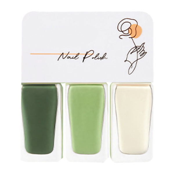 3-pack nagellackset på vattenbasis för kvinnor, lätt att ta bort, snabbtorkande nagellack för dejting, halloweenfest T11