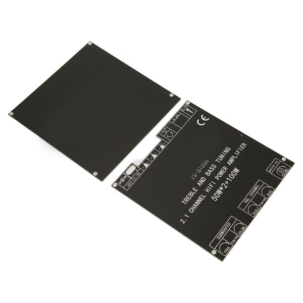 Digital effektförstärkarmodul 2.1-kanals stereo Bluetooth 5.1 ljudförstärkarmodul med subwoofer DC12-24V