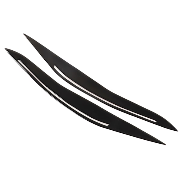 Headlight Eyebrow Cover Black Eye Lid Decoration Trim Replacement for 5 Series F10 2014‑2016