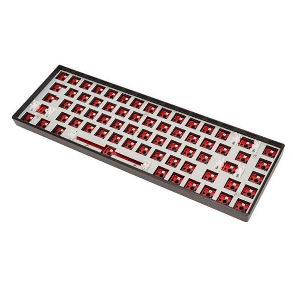 68 näppäimen mekaaninen näppäimistö DIY-sarja RGB 5V DC -tuella Langaton 2.4G Type C Langallinen Bluetooth 3.0 5.0 Hot Swap -näppäimistö IOS:lle Musta
