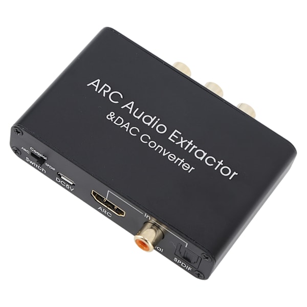 Audio Return Channel DAC Audiokonverter ARC Audio Extraktor DAC Konverter mit Lautstärkeregelung
