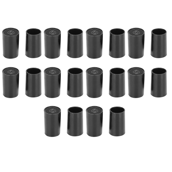 10 par högklackade spetsar Svarta CPU-polyuretanskor Reparationsersättningssatser Inre diameter 10 mm