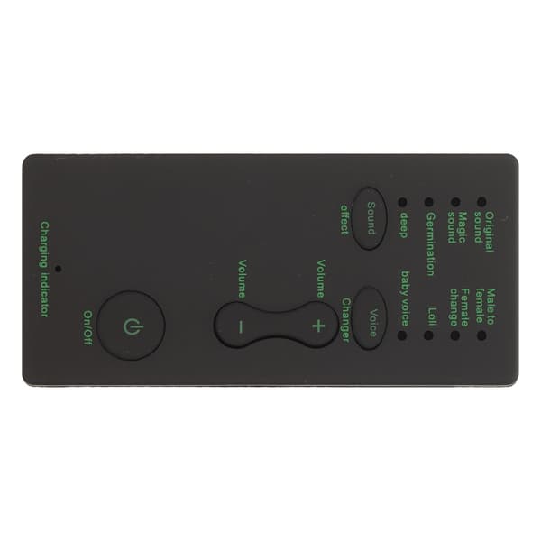 Stemmeskifter 7 lydeffekter Justerbar Bærbar Mini Multifunktionel Stemmeforklæder til Mobiltelefon PC til XBOX til PS4