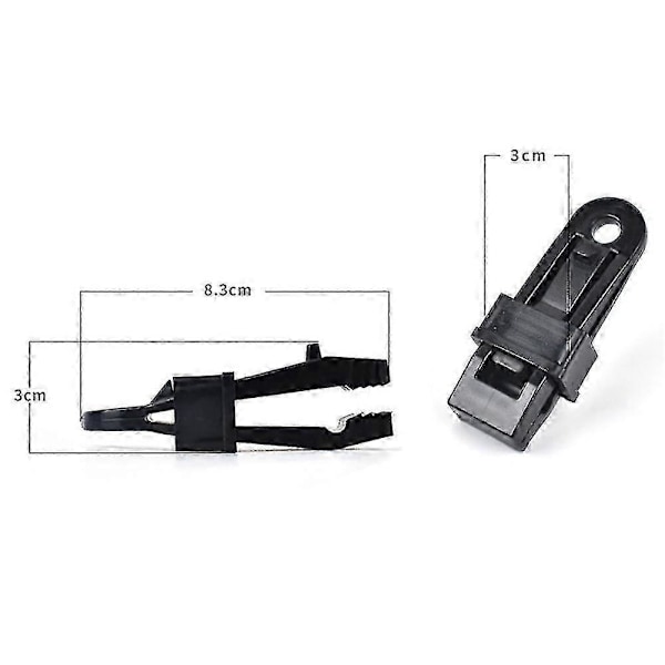 10 st Tält Canopy Clip Utomhus Vindrep Klämmor Markis Vindrep Klämmor Camping Tält Tillbehör