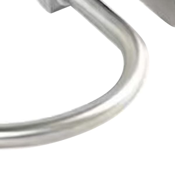 Handduksring Rostfritt Stål Väggmonterad Stansfri Installation Modern Oval Handdukshållare Silver