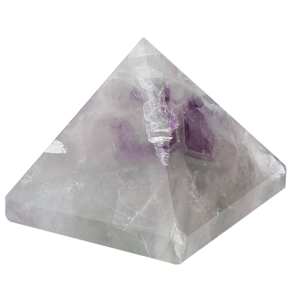 100% Naturlig Lapis Lazuli Sten Kvarts Krystal Pyramid Healing Reiki Chakra Energy Tower Decor