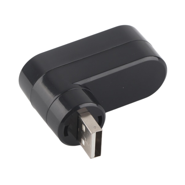 USB jakaja Mini Kannettava In Line USB 2.0 -telakointiasema 3-porttinen jakaja 180° Rotation Laajennuskeskitin