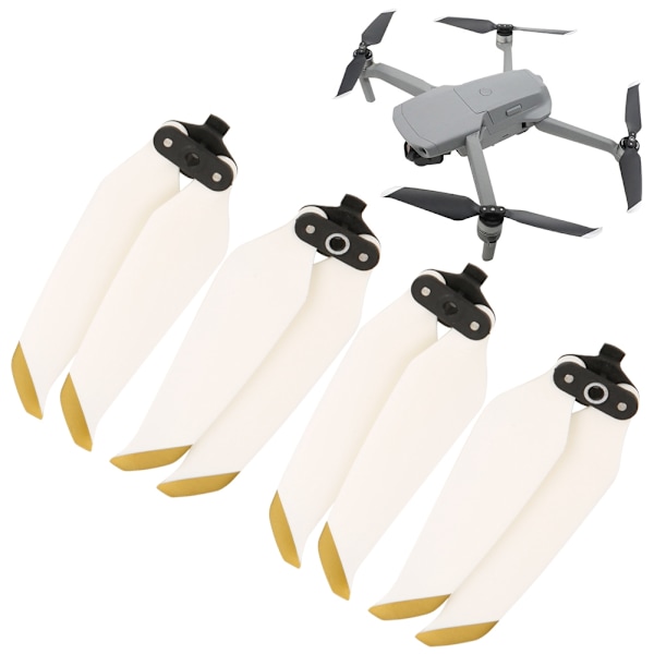 4 st propellrar reservdelar tillbehör passar för DJI Mavic Air 2 drönareVit