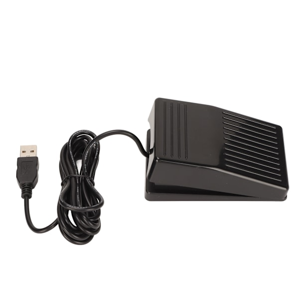 USB-fotswitchpedal, mekanisk switch, multifunktionell, enkelsidig fotswitchpedal med 2 meter kabel för dator