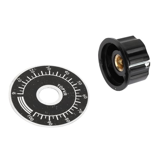 MF A03 Potentiometer Riflet Knapper Volumenkontrolhætte Digital Skala Plade