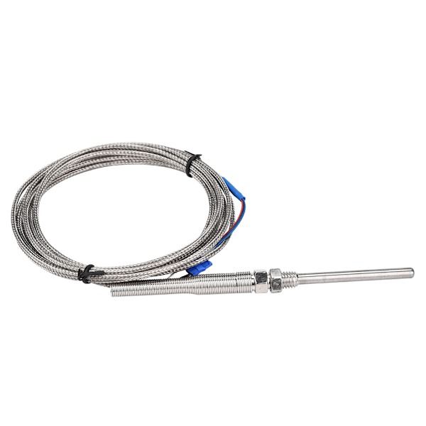 M8 gjenger PT100 platinamotstand termoelement 50 mm probe temperatursensor ledning 0-400 ℃ (3 m)
