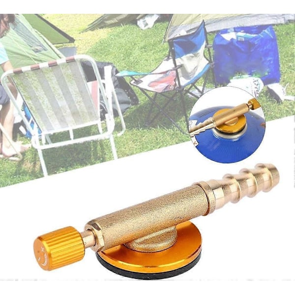 Gasolpåfyllningsadapter, Mässing Gasolkök Adapter Universal Gasolpåfyllningsadapter Hållbar Gasolbrytaradapter