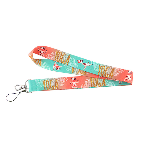 Phone Lanyard Cute Cartoon Pattern Neck Lanyard for Bus Cards Work ID Cards Keys Whistle Cameras Wallet KP153 2