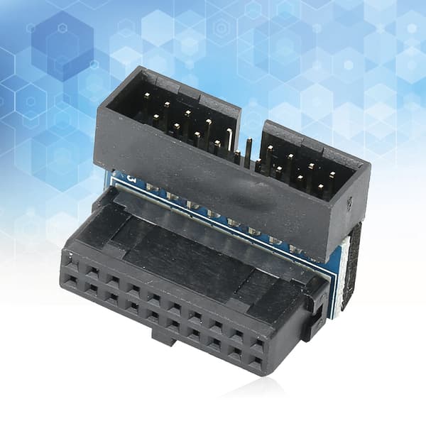 PH19-A Desktop Bundkort USB3.0 Sokkel 90 Graders Vinklet USB Sokkel Konverter