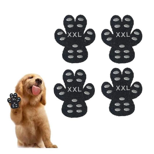 Liukumattomat, raskaat kertakäyttöiset koiran tassusuojat XXL 4 kappaleen pakkaus