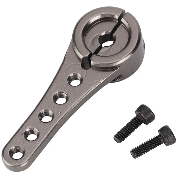 Styreservoarm i lang aluminiumslegering 25T Passer for 1/10 1/8 1/5 RC-bil (Titanium)