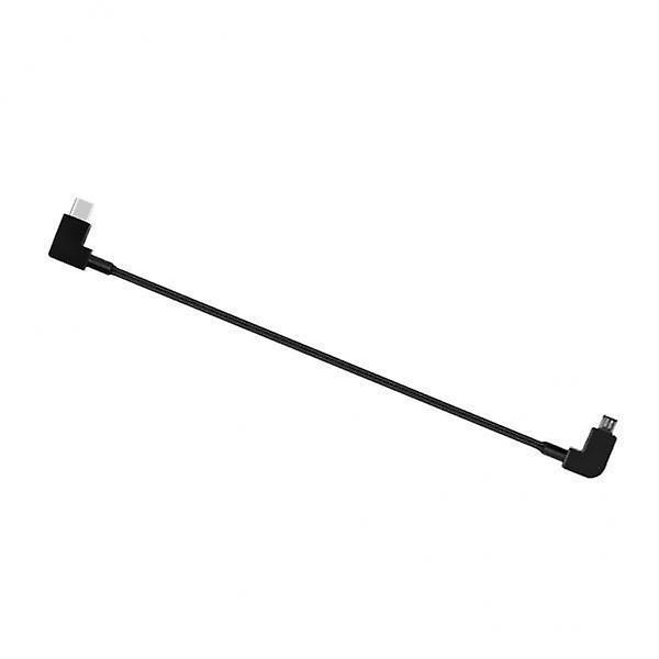 3 x Rätvinklig USB 3.1 Typ-C Hane till Micro USB Hane Data Synk Adapter Kabel--