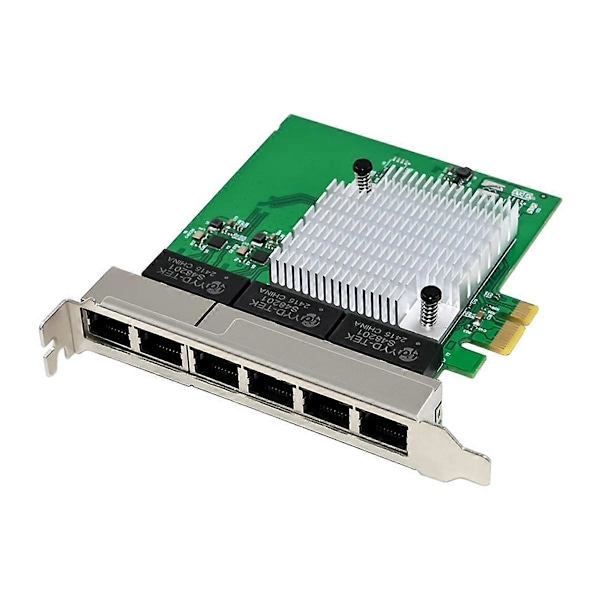 Gigabit Ethernet Netværkskort LAN-kort 6 Port PCIe X1 Netværksadapter