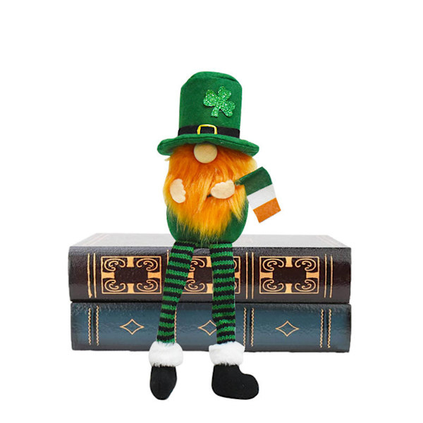 3 kpl Pyhän Patrickin päivän tonttupehmolelu Shamrock-pehmolelu tonttulelu kodin koristeluun lahja