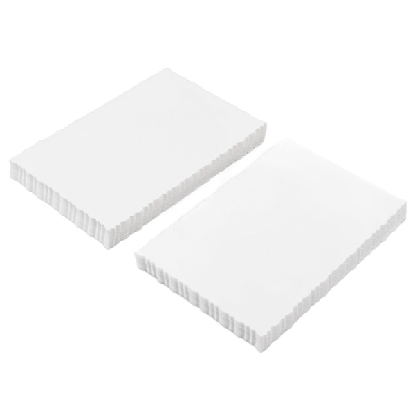 100 kpl valkoista kartonkipaperia, pitsikuvio, 15x10 cm, tyhjä postikortti DIY-onnittelukortteihin, yrityksen raporttikortteihin, leikekirjoihin