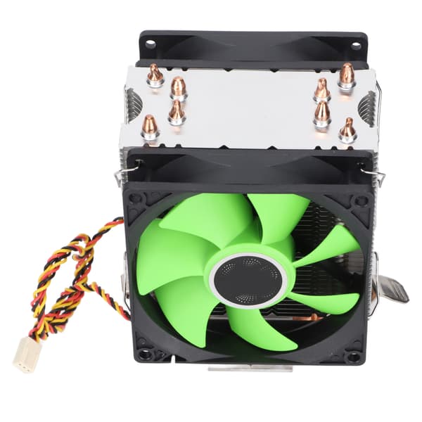CPU-blæser 4 varmerør 90 mm 3-benet støjfri Plug and Play hurtig varmeafledning Computer CPU-køleblæsere Dobbelt blæser