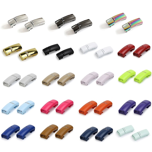 Magnetisk metallskolispenne - 2 stk, hvit
