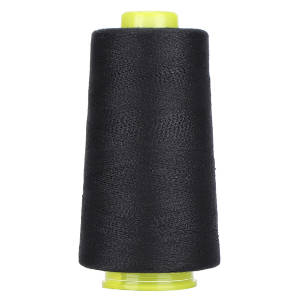 402 Polyester sytråd 3000 meter håndsytråd for DIY håndverk skreddersøm håndarbeidSvart