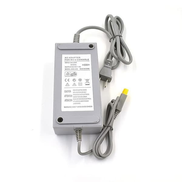 AC-adapter strømforsyning veggladerkabel for Wii U-konsoll
