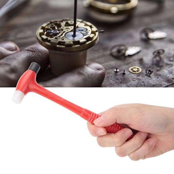 Multifunktionell DIY Dubbelsidig Small Hammer Mini Watch Reparations Underhållsverktyg