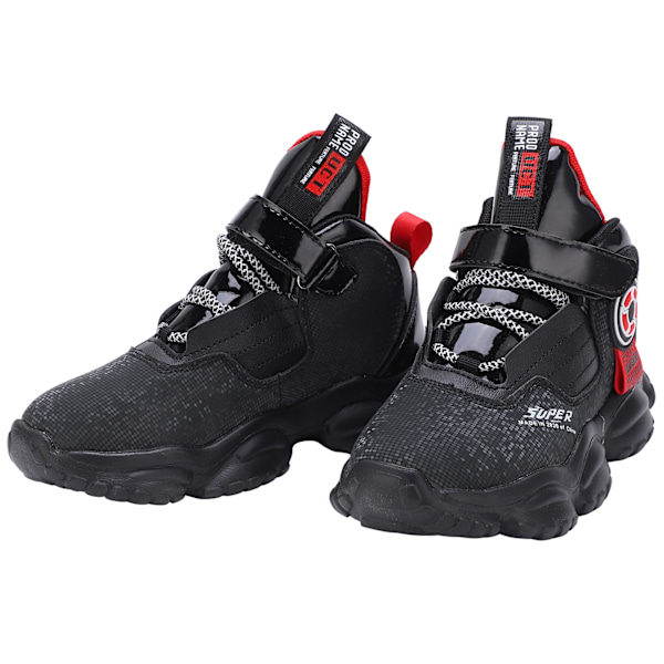 Kids Sports Sneakers Athletic Sneakers Breathable Sports Boys Casual Shoes for AutumnBlack 30