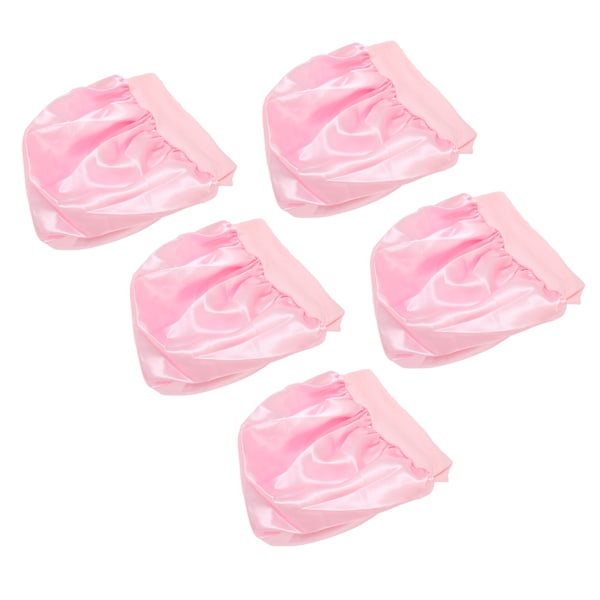 5 st Nattsömn huvudbonad hatt Förhindra håravfall Andas silke satin cover