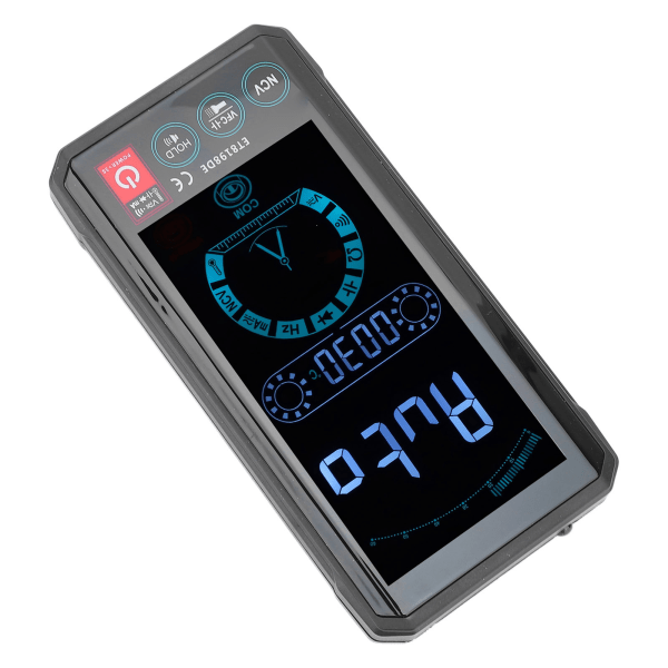Berøringsskjerm Digitalt Multimeter Automatisk Identifikasjon Test Meter med Engelsk Stemmestyring