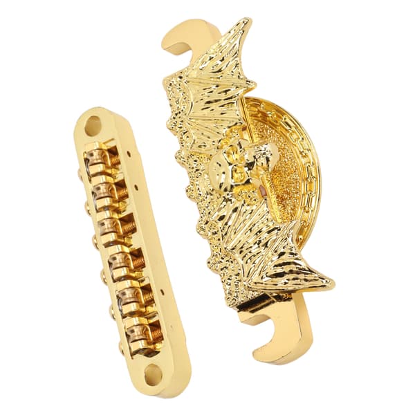 Gitar Roller Saddle Bridge 6-strengs mutter med 6 mm monteringshull for EPI elektrisk gitar