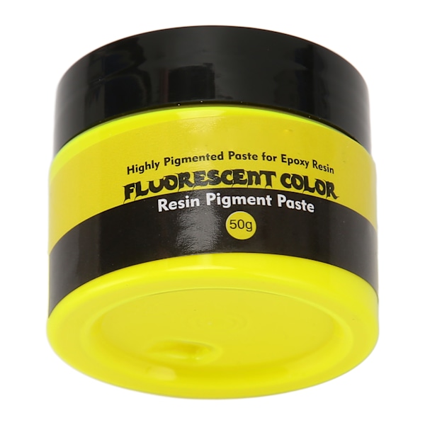 Epoksyharpiks pigment 50g fluorescerende farge høy metning enkel betjening flytende harpiks fargestoff for kunst håndverk DIY making fluorescerende gul