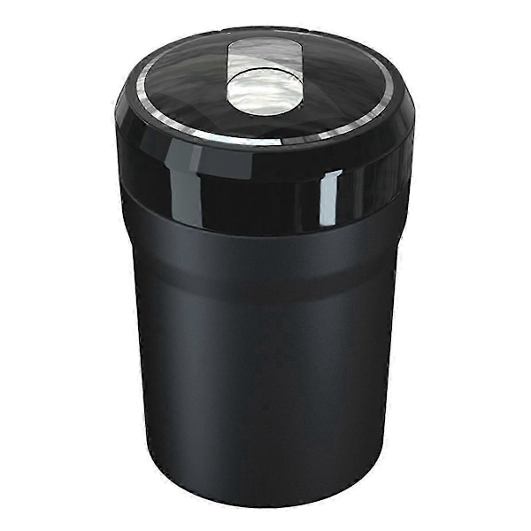 Bilaskebæger, Bærbart Røgfrit Cylinder Kopholder Askebæger, Røgfrit Bilaskebæger med Låg & LED-lys