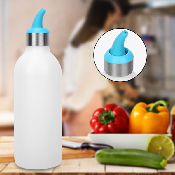 1 st 450 ml syltklämflaska för matlagning, kryddsåstank (blå)