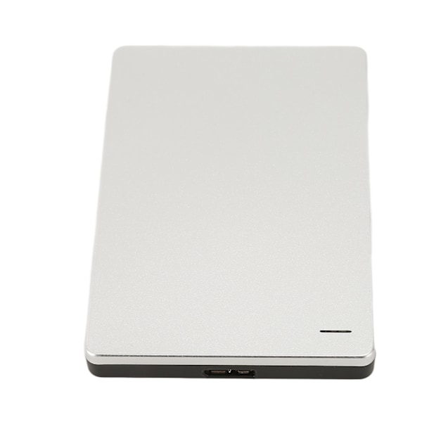 Ekstern harddisk 2,5 tommer USB 3.0 5 Gbps aluminiumlegering plug and play ultra tynd mobil harddisk til pc tv telefon sølvfarve 250 TB