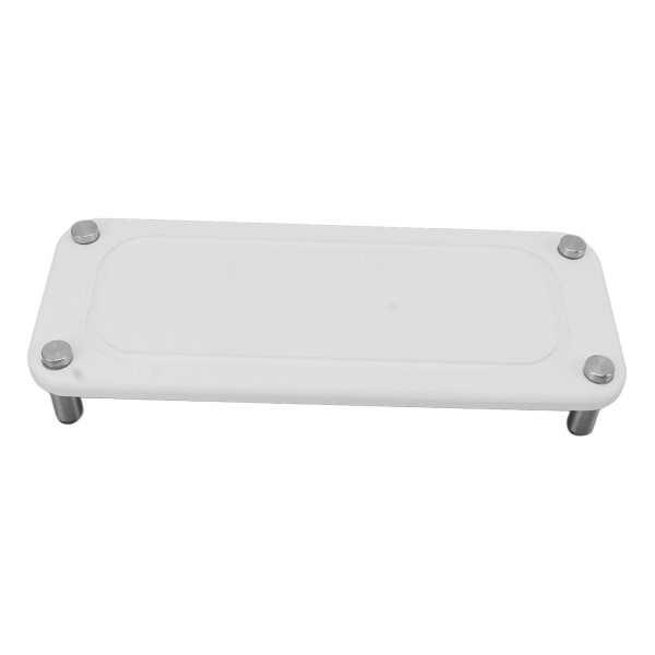 Vask Caddy Instant Dry Sink Organizer Tørker umiddelbart Vaskholder Diatoméjord Pedestal Stativ Riser med Rustfritt Stål Føtter Hvit