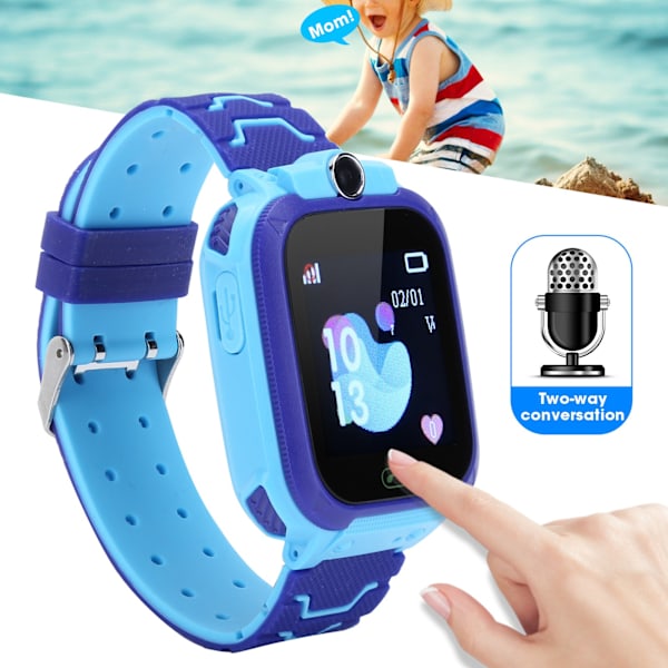 Q12B Børne Smart Watch IP67 Vandtæt Ur Telefon Anti Lost Wrist Smartwatch