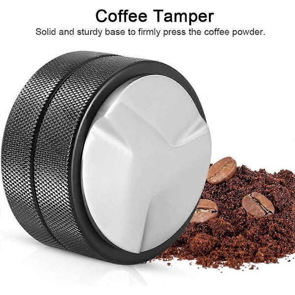 2025 Egnet Kaffetamper - 51mm Rustfrit Stål Espresso Tamper Kaffebønne Presseværktøj Espresso Distributør