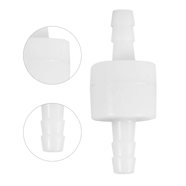 6 mm Inline Backventil Bränsle Olja Vatten Gas Luft Envägs Hållbar