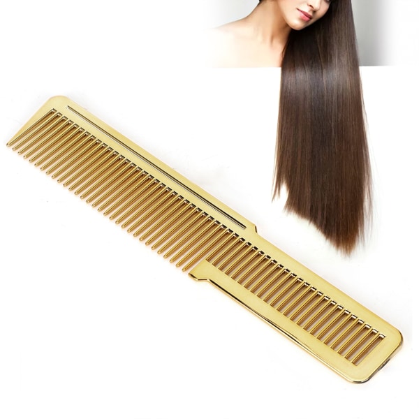 Professionell Hårkam Frisör Hemsalong Hårklippning Styling Kam ToolGold